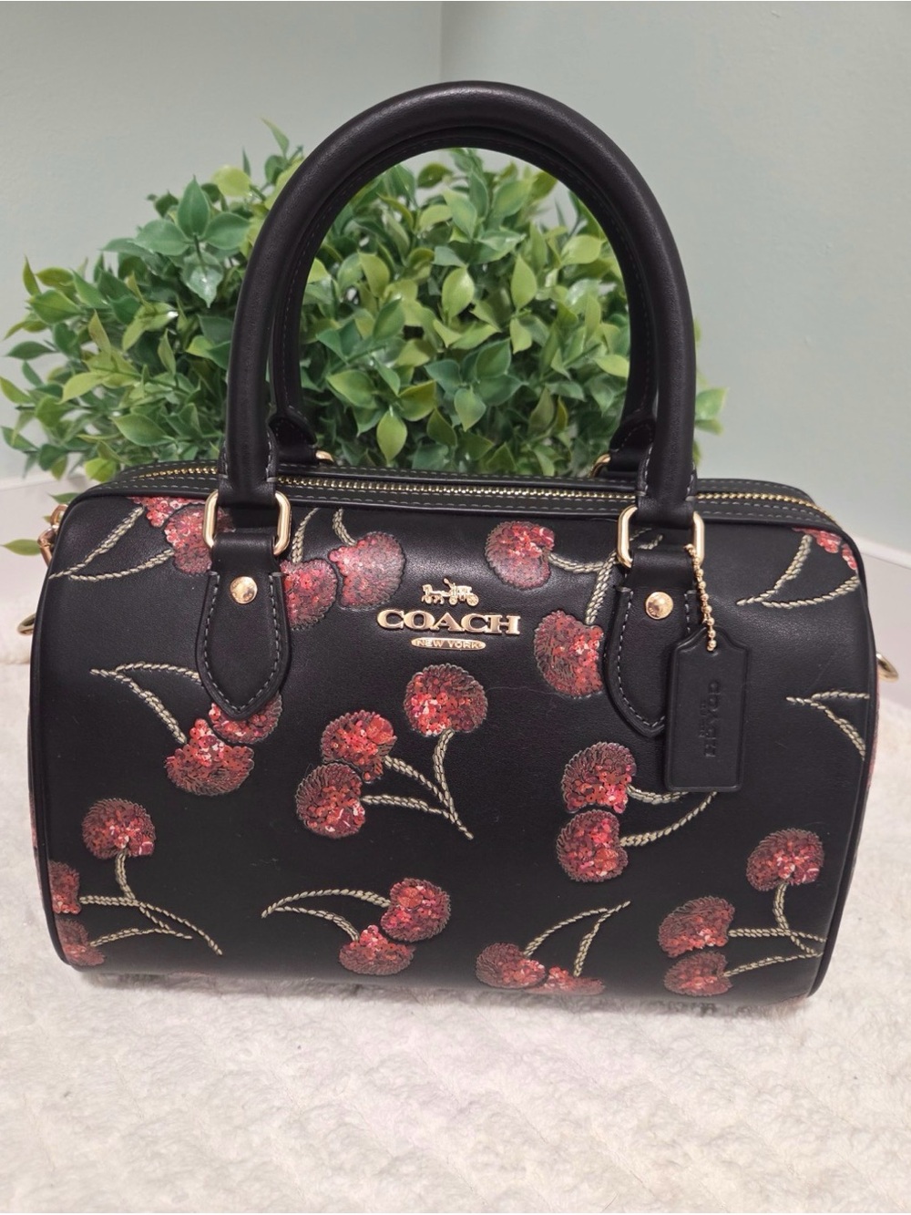 Coach Limited Edition Cherry Rowan 🍒